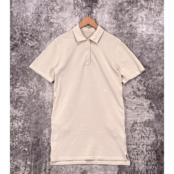 Helmut Lang Dress Small Womens Waffle Polo Shirt Dress - Picture 1 of 8